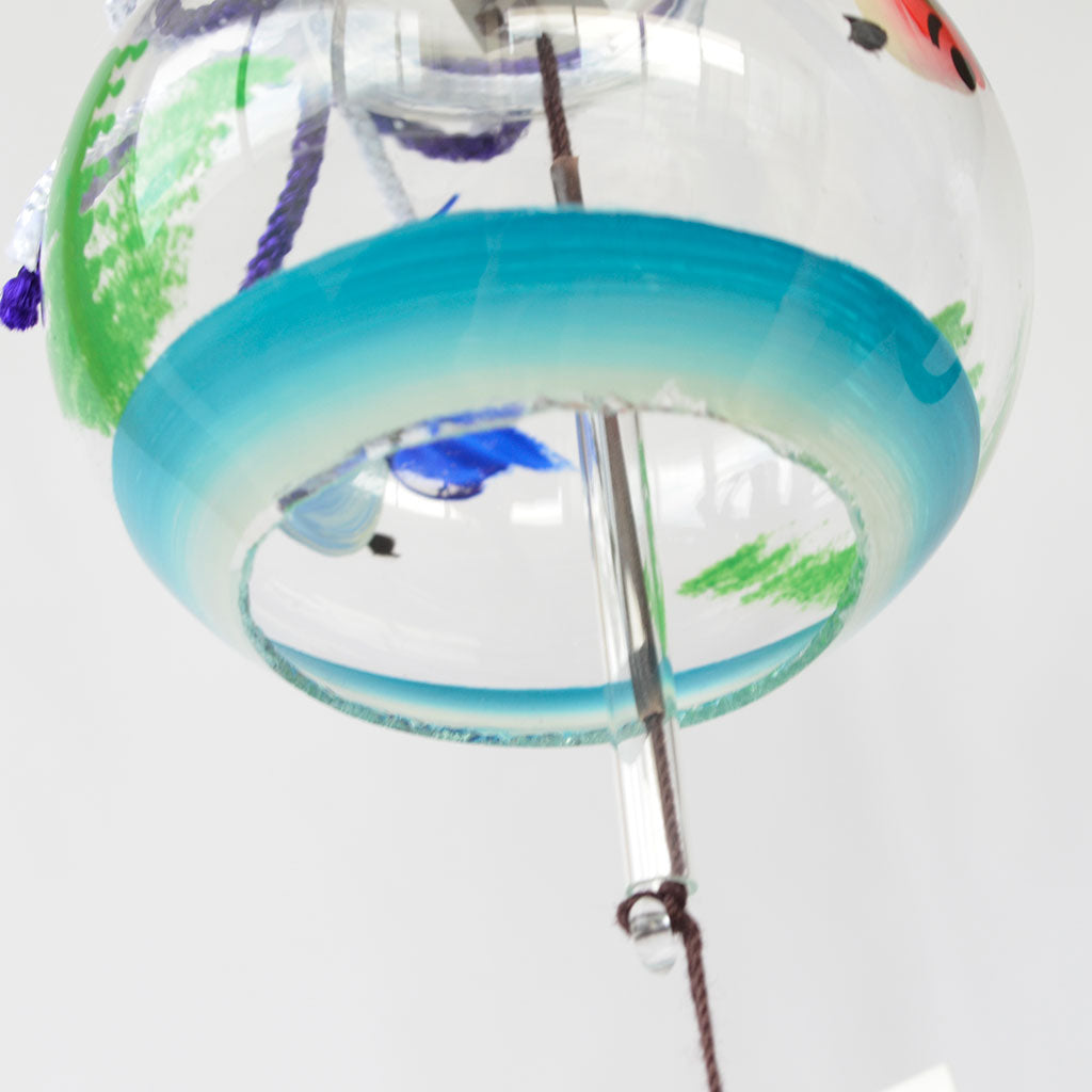 Glass Wind Bell Shape-Like Gourd "Goldfish"
