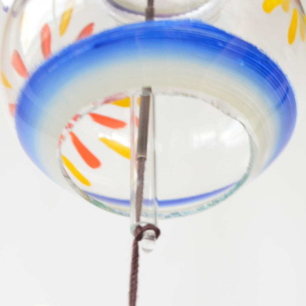 Glass Wind Bell Shape-Like Gourd "Fireworks"