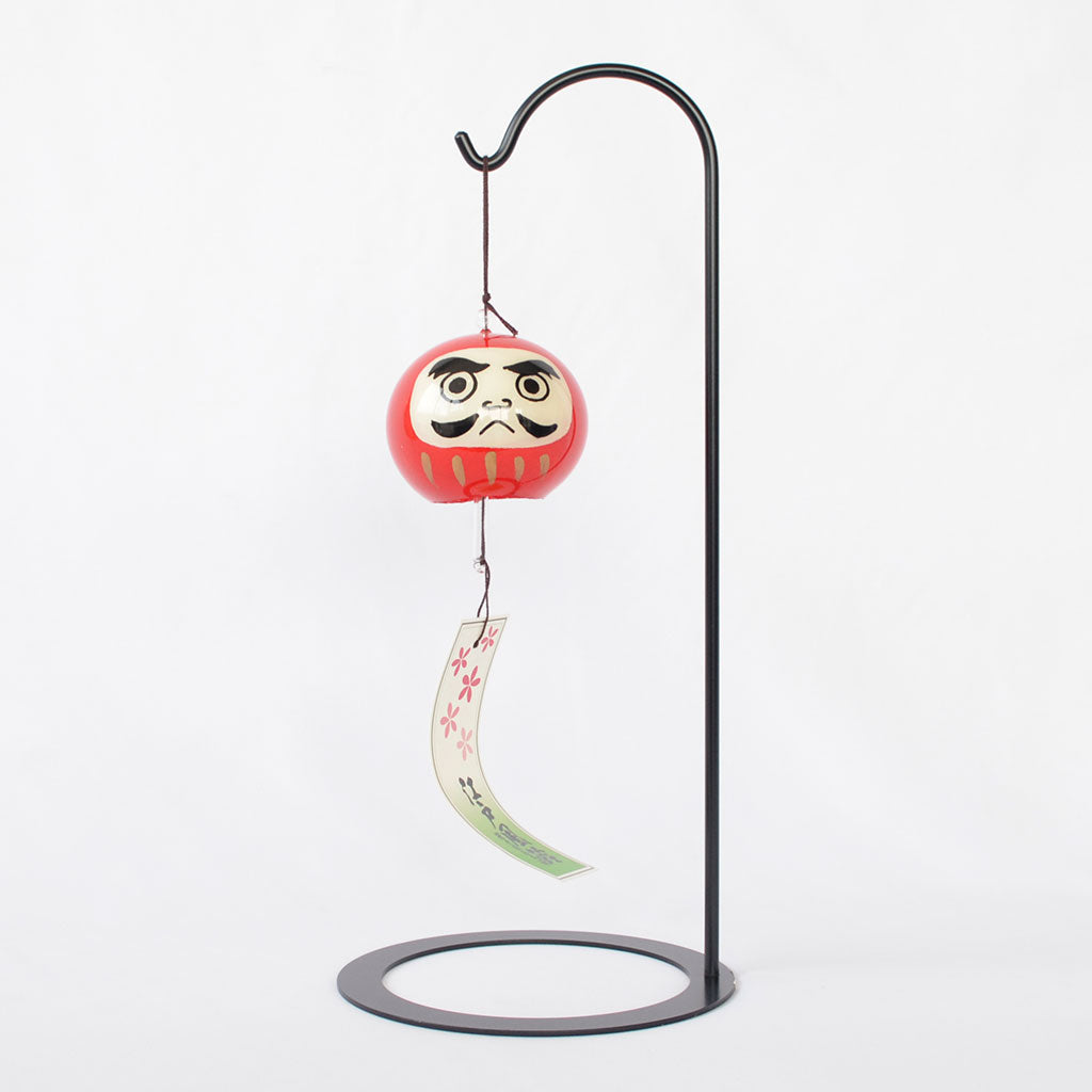 Glass Wind Bell "Daruma"
