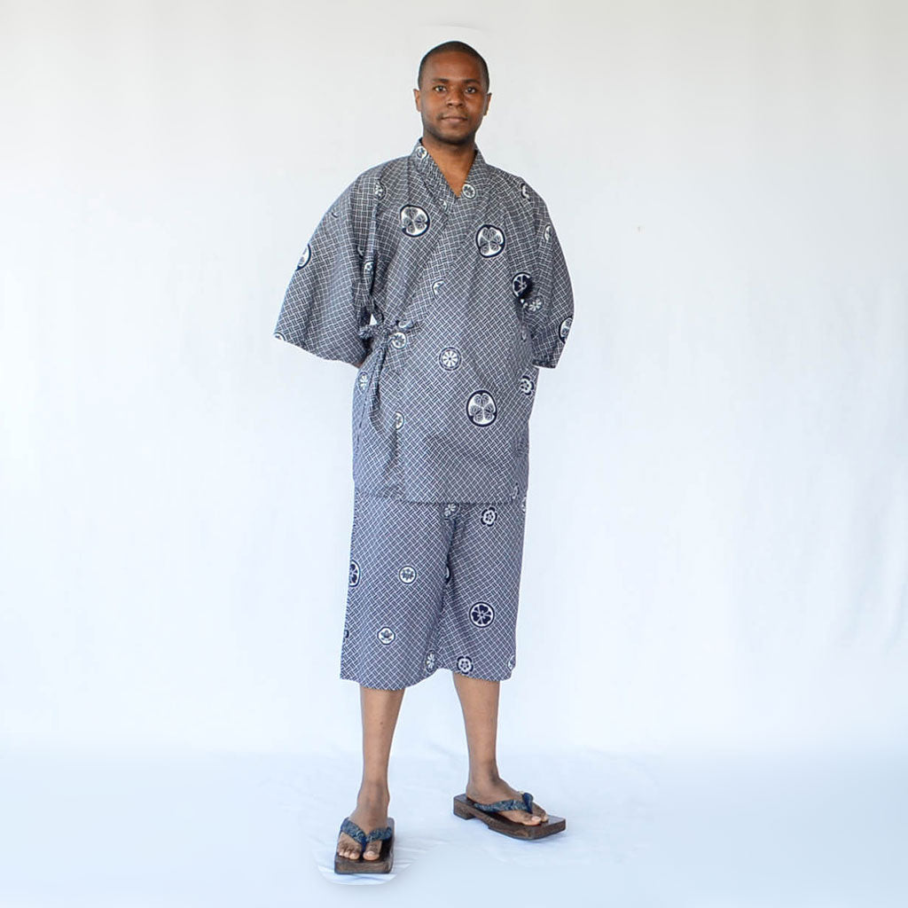 Japanese Jinbei Men’s Cotton "Crest"