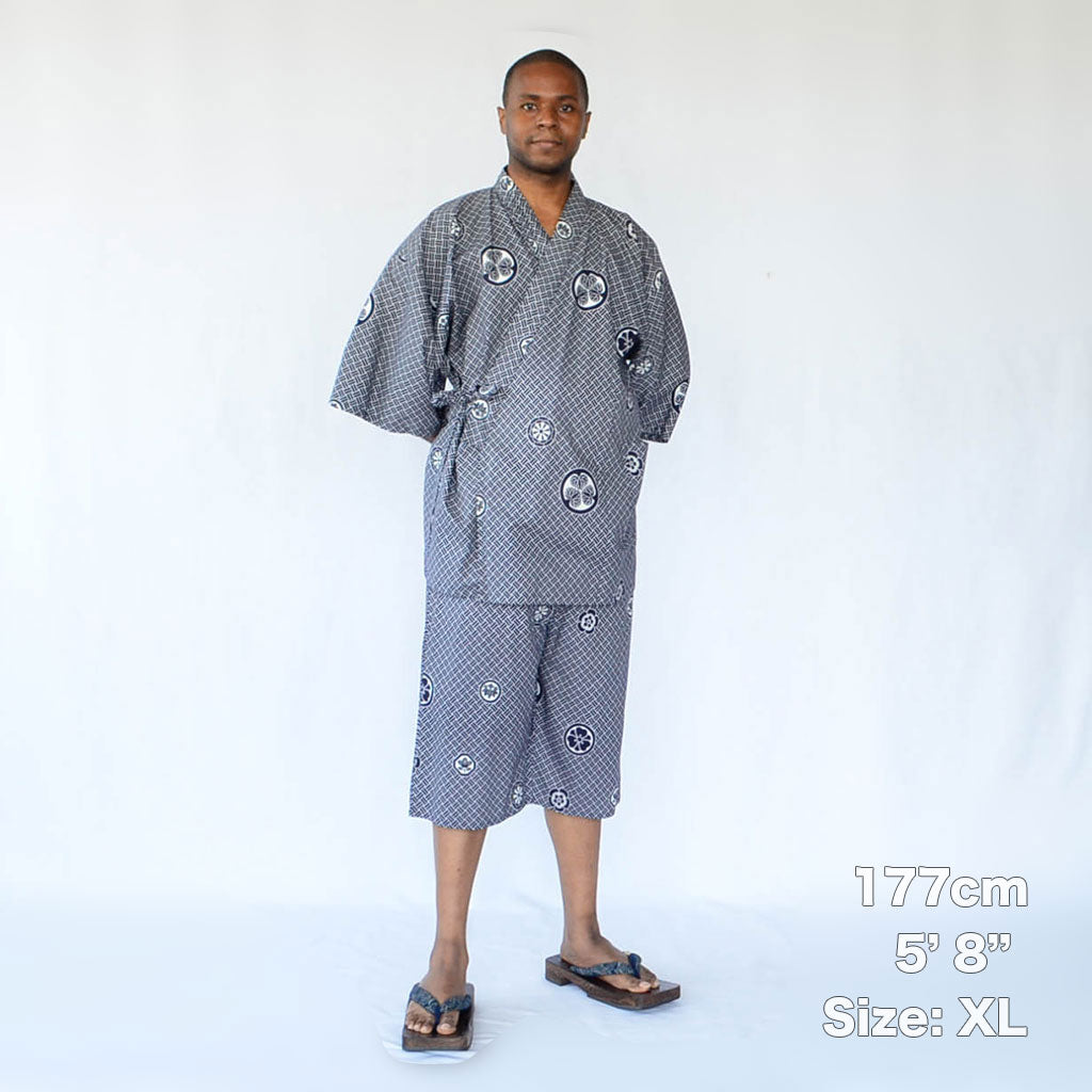 Japanese Jinbei Men’s Cotton "Crest"