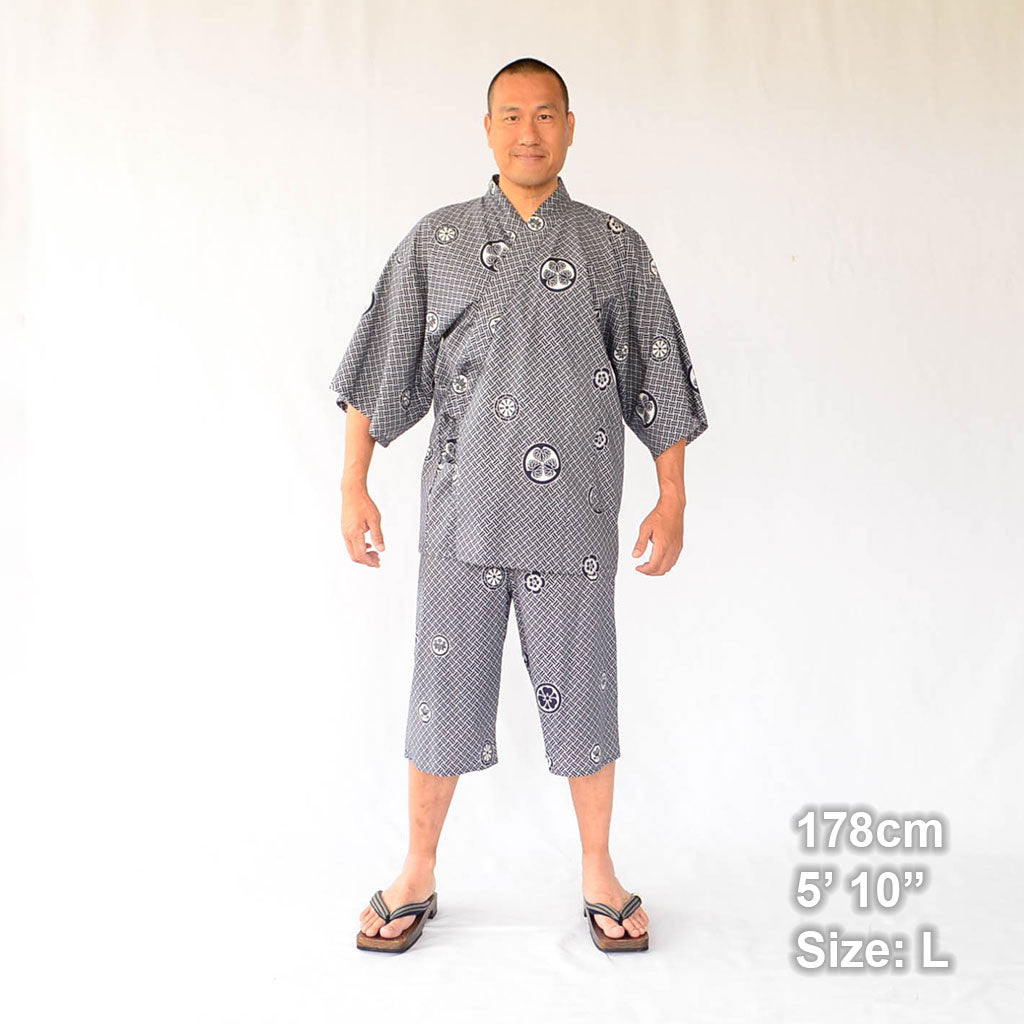 Japanese Jinbei Men’s Cotton "Crest"