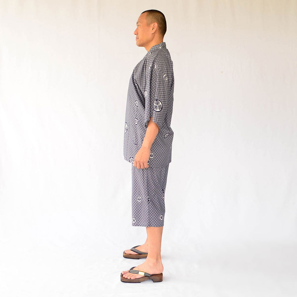 Japanese Jinbei Men’s Cotton "Crest"
