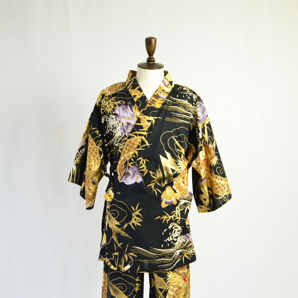 Japanese Jinbei Men’s Cotton "Tiger and Dragon"