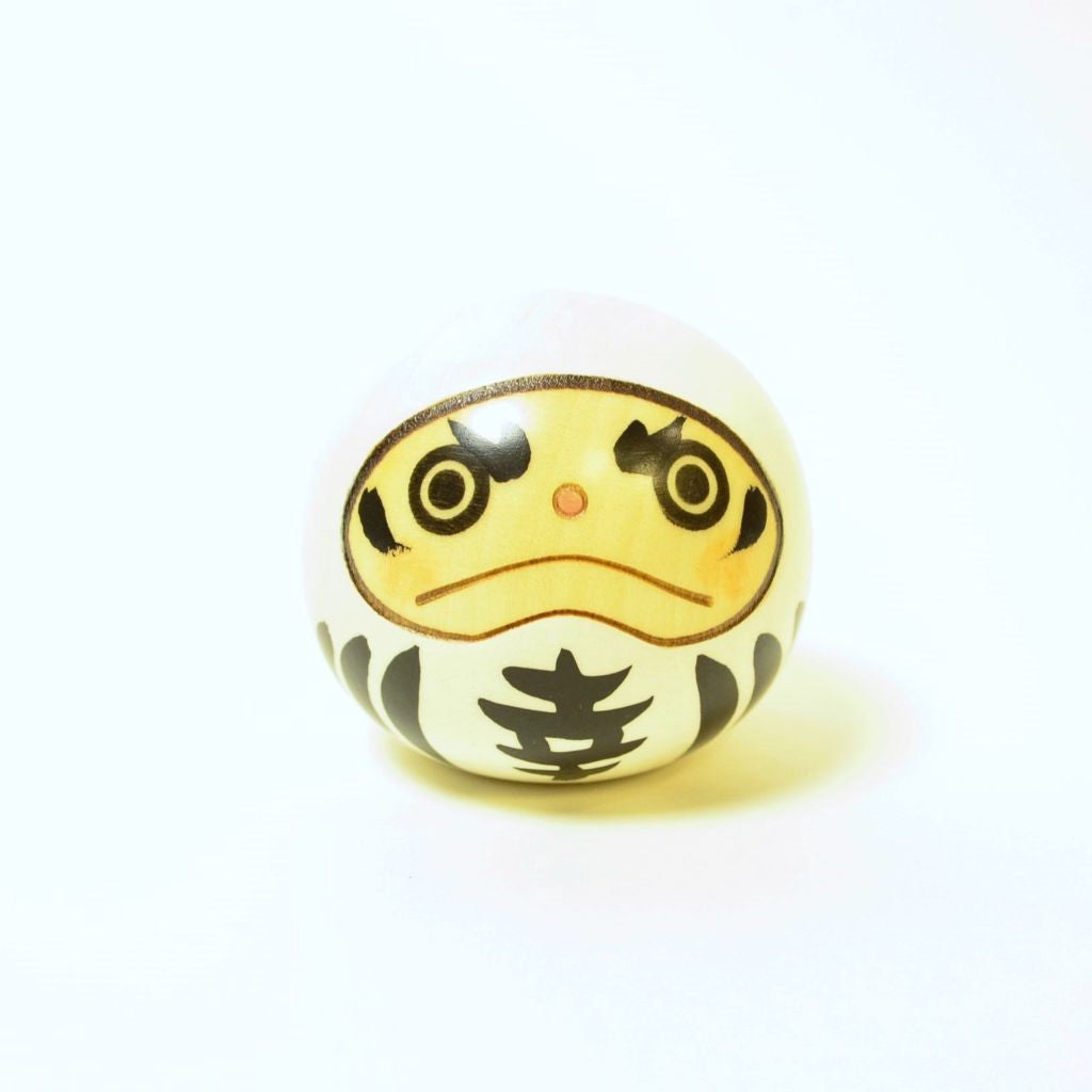 Kokeshi Doll Set "Red and White Daruma"
