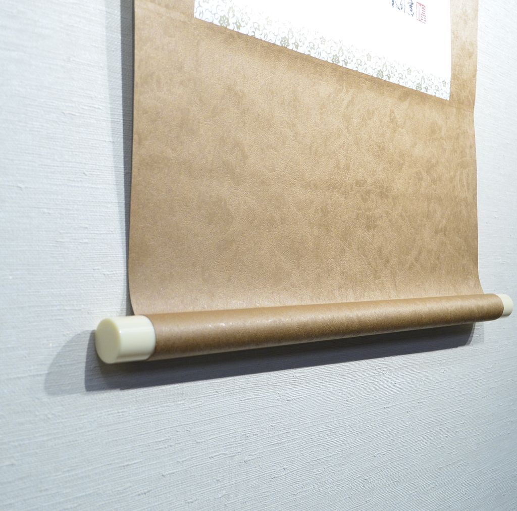 Japanese Calligraphy scroll large size "Enlightenment / Ichienso"