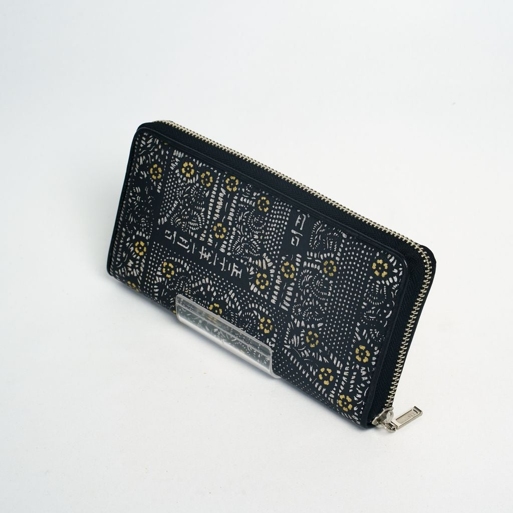 Shouheigara Long Wallet “Gold & Silver in Black”●