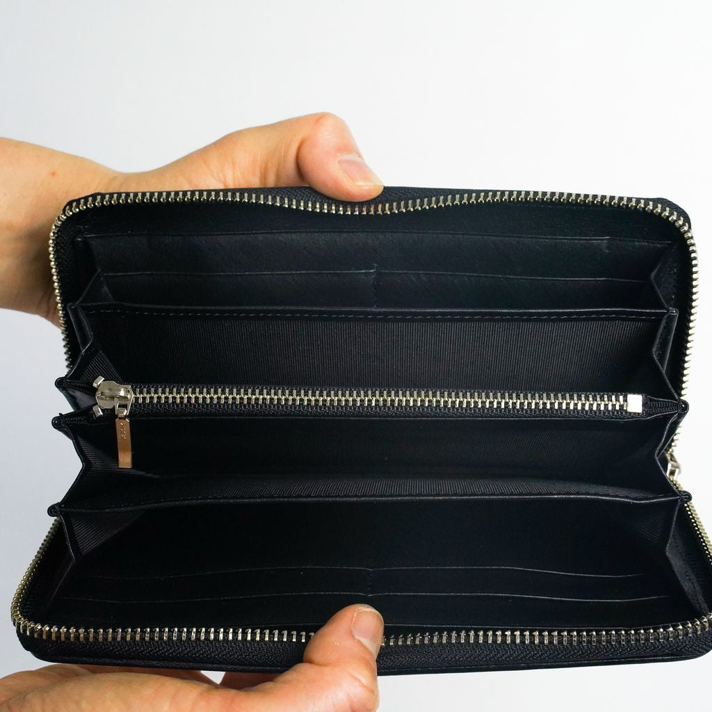 Shouheigara Long Wallet “Black & Red in White”●