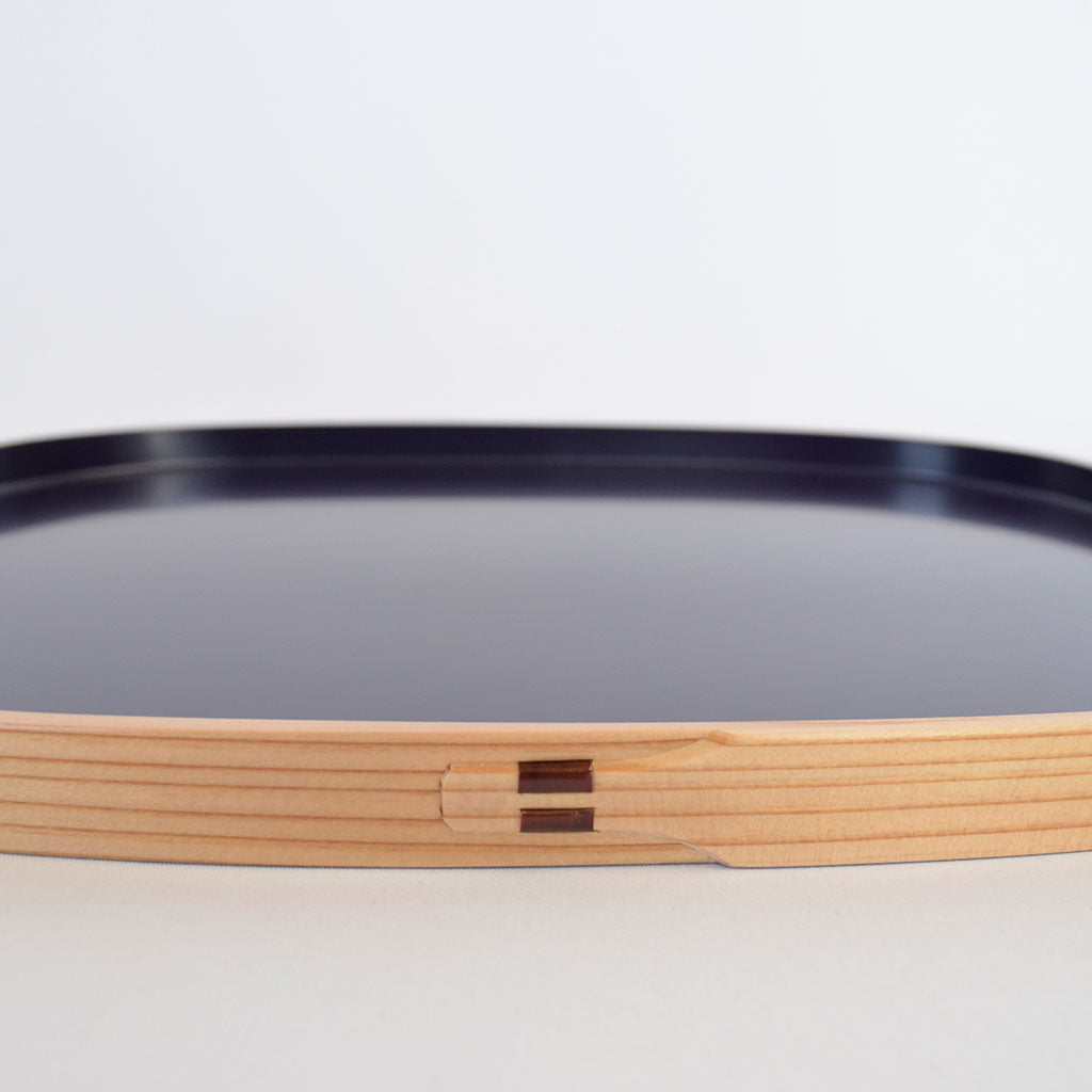 Magewappa "Small Oval Tray bluish purple"