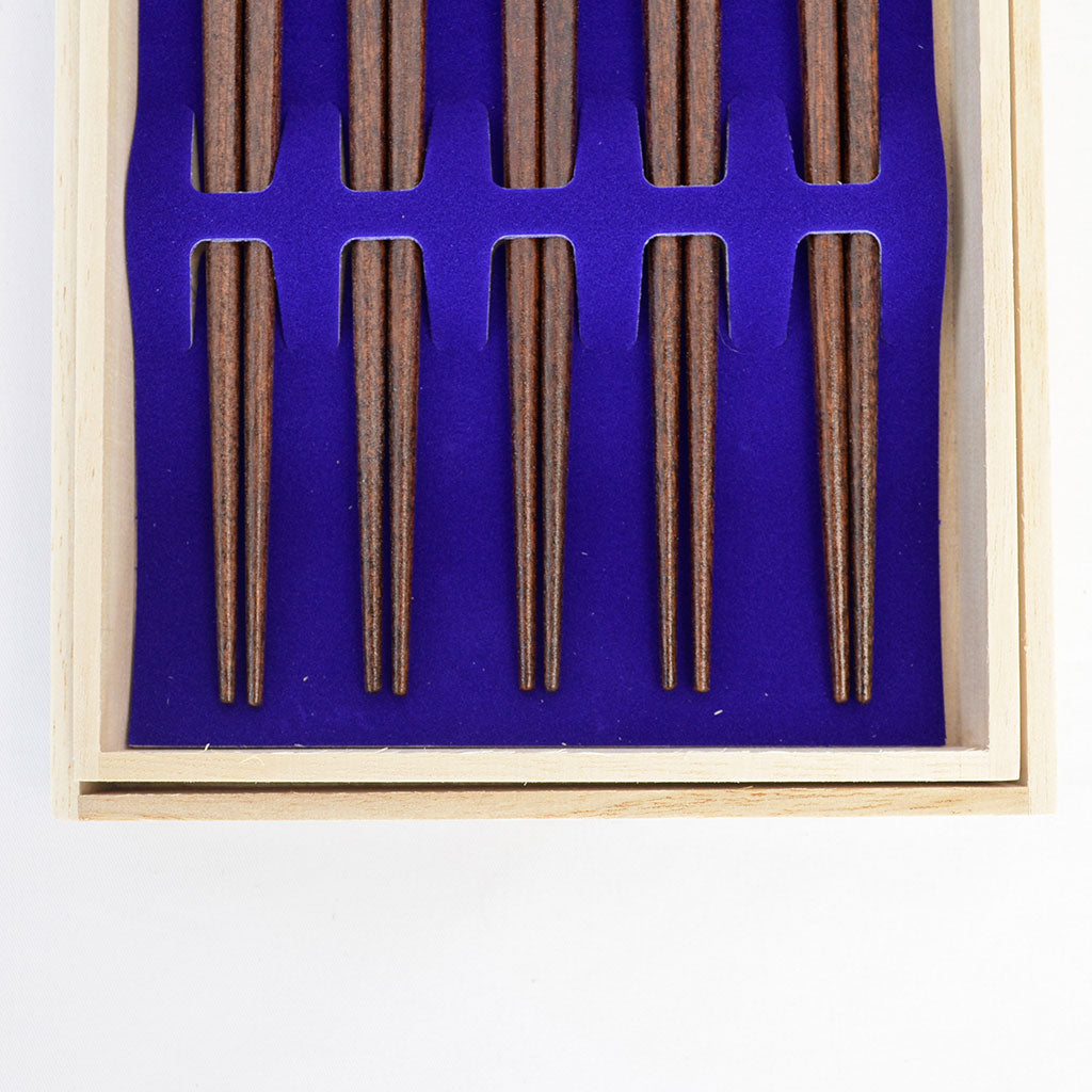 Chopsticks Set of 5P "Indigo blue"