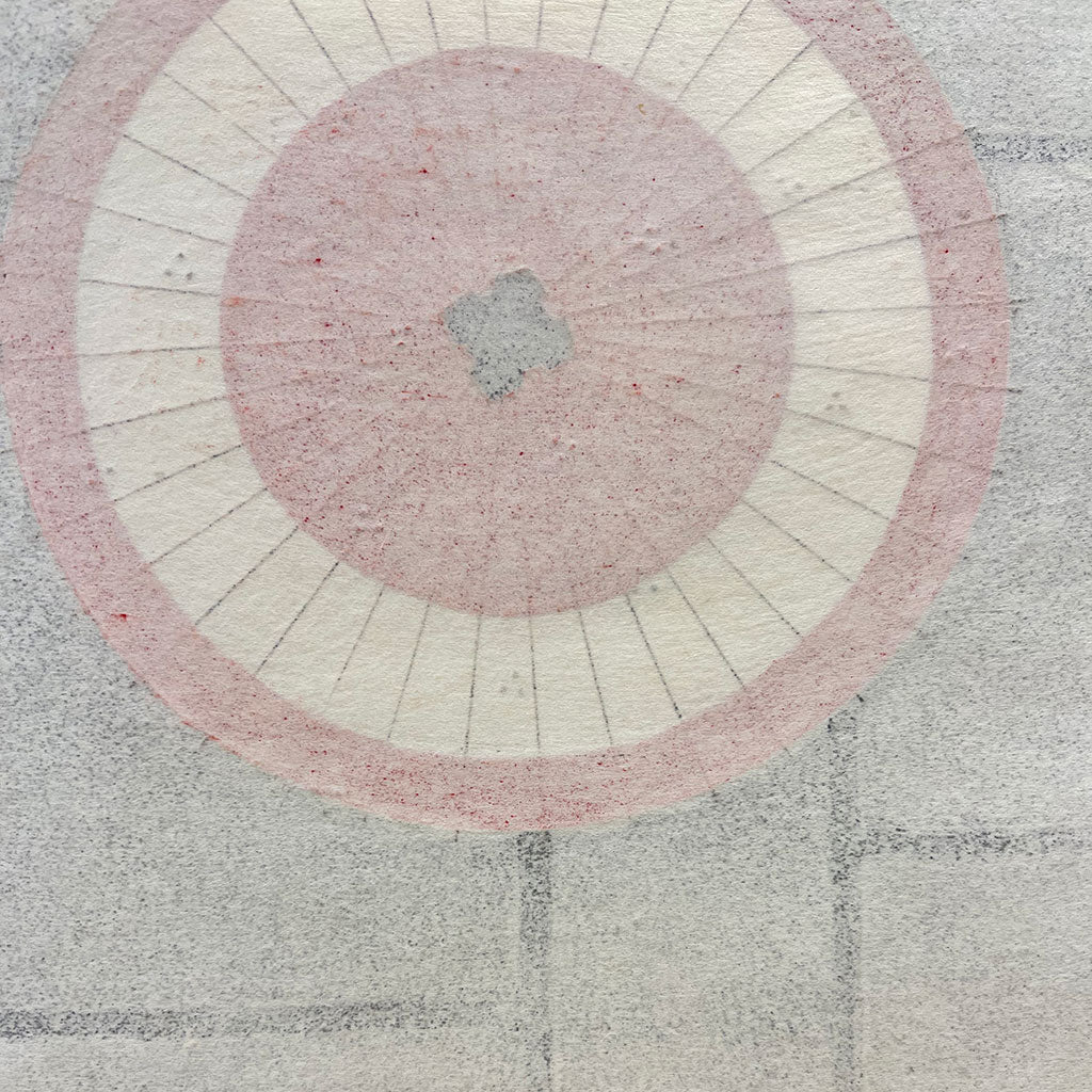 Woodblock print "Encounter with umbrella" by Kato Teruhide Published by UNSODO Large size