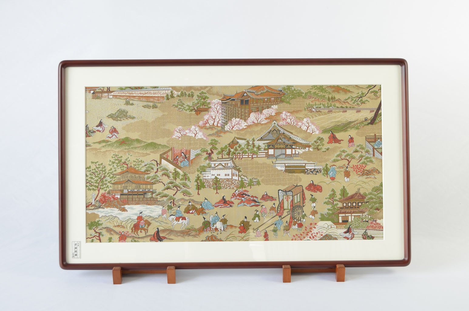 Nishijin brocade Frame The Famous Places of Kyoto