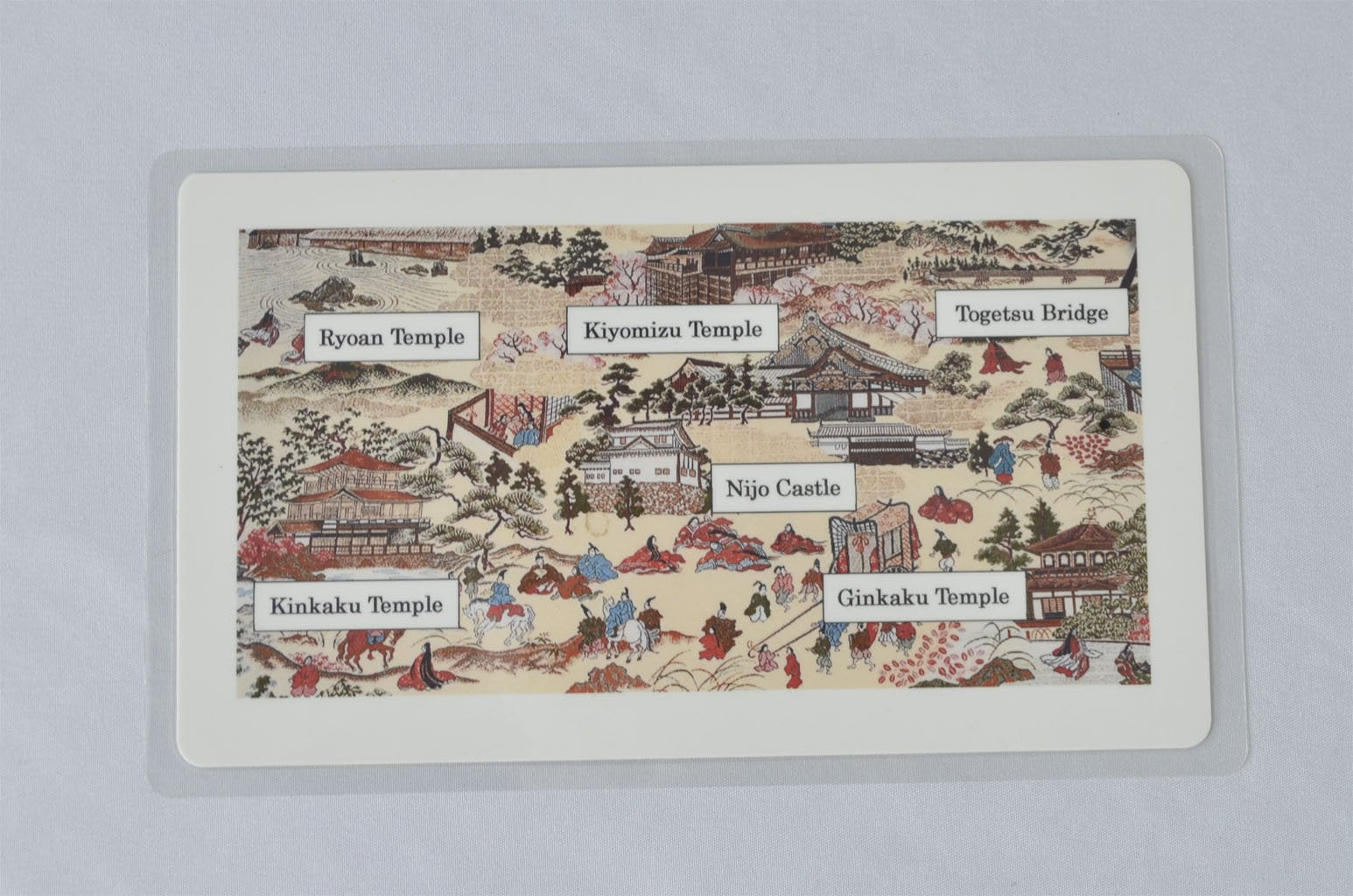 Nishijin brocade Frame The Famous Places of Kyoto