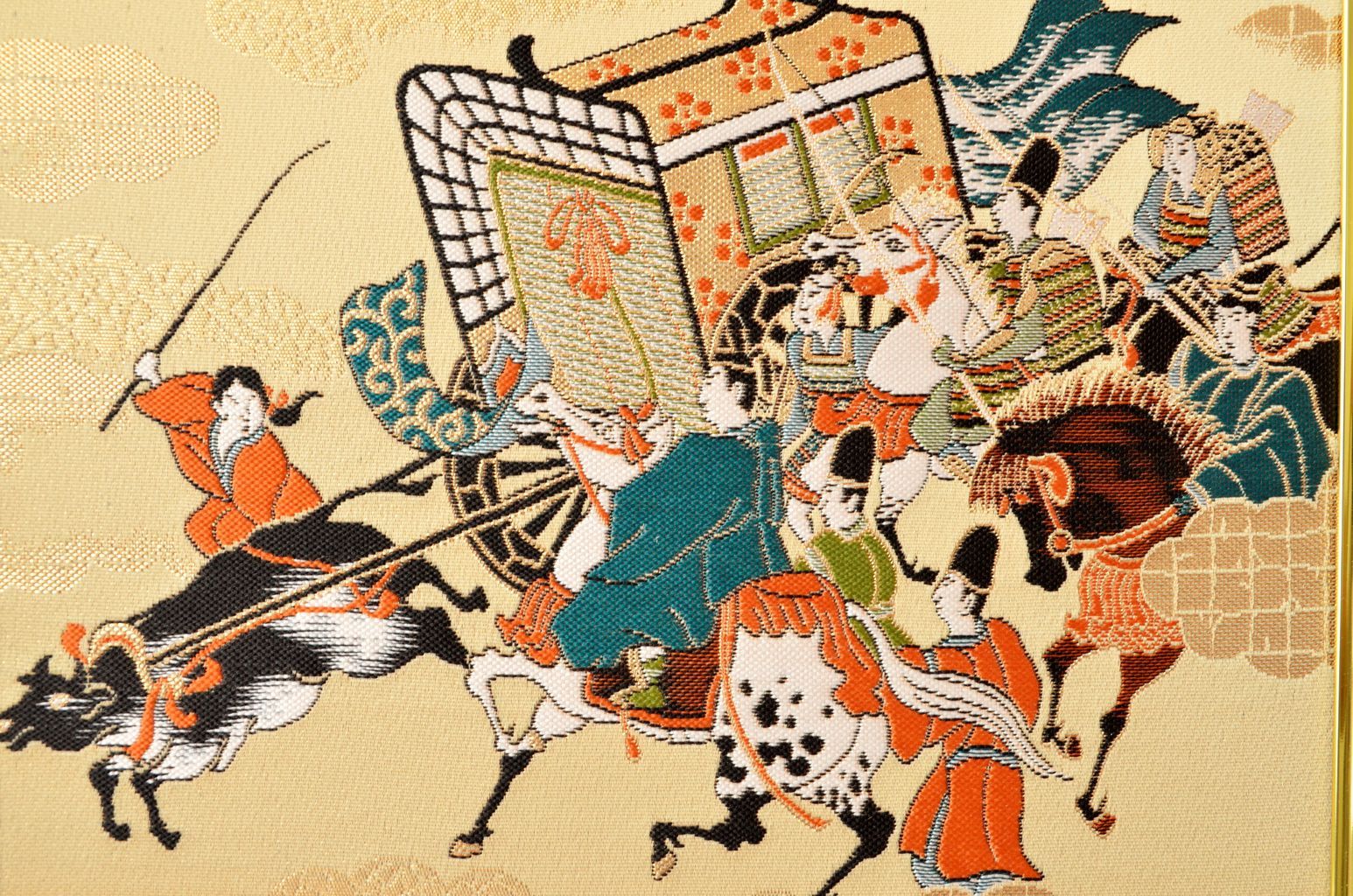 Nishijin brocade Frame Ox Carriage