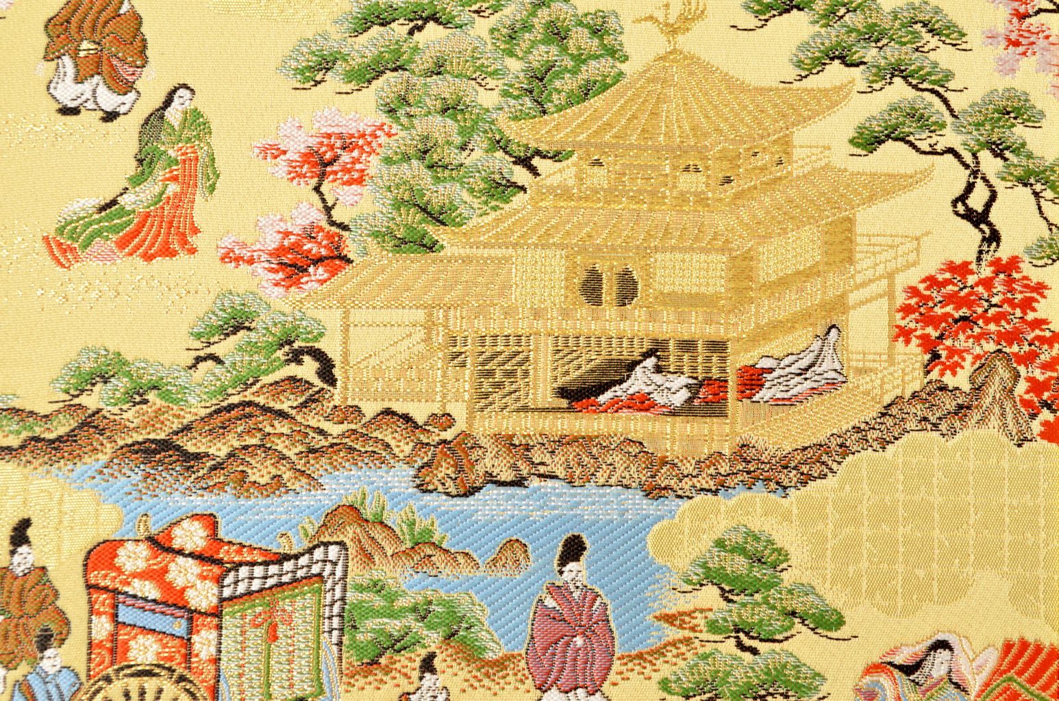 Nishijin brocade Frame Kinkaku-ji temple