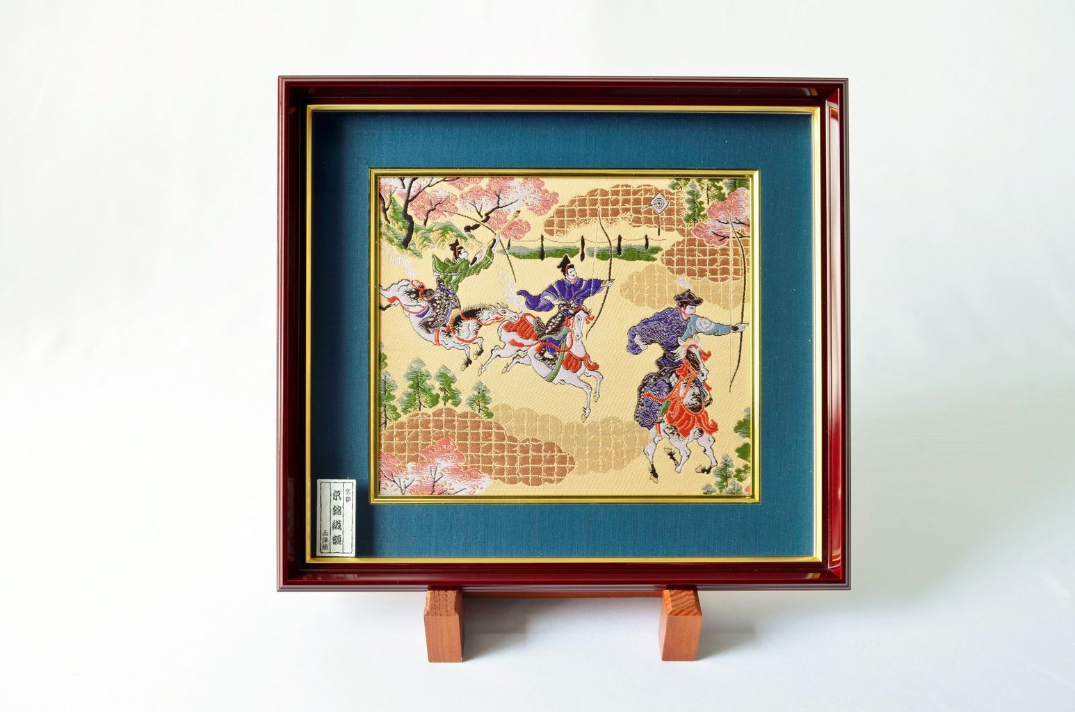 Nishijin brocade Frame Horseback Archery
