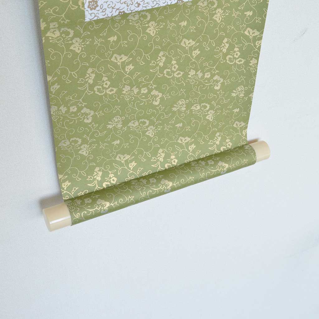 Japanese Calligraphy scroll small size "The Way of the Warrior / Bushido"