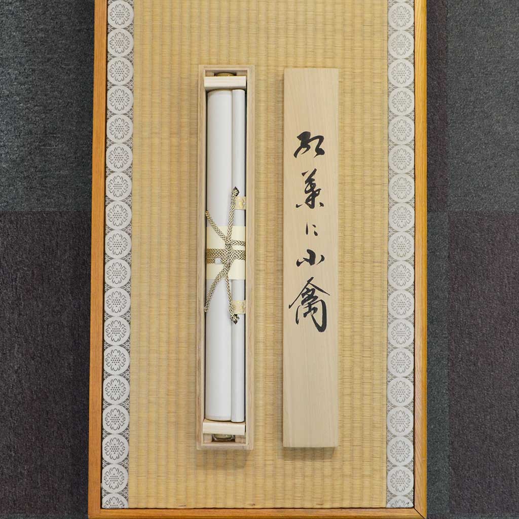 Japanese Hanging Scroll Kakejiku Junkichi Satoh "Autumn Leaves with Little Birds"