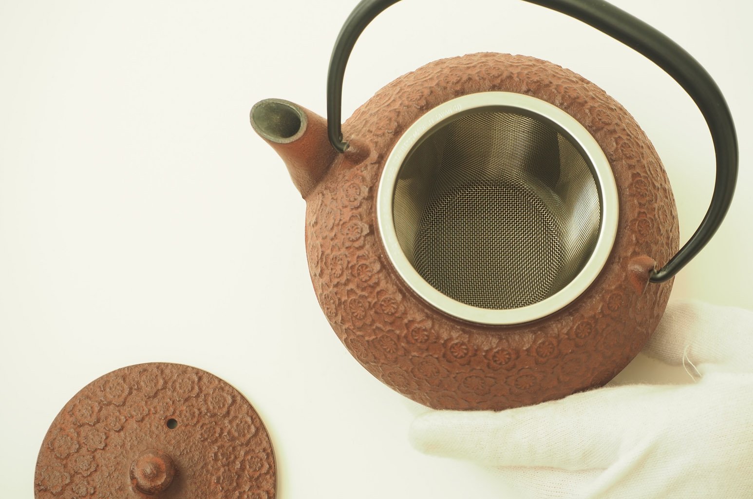 Nambu Ironware Teapot "Sakura 0.35L"