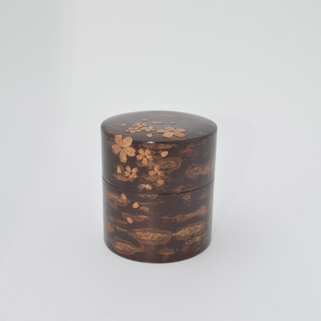 Kabazaiku Cherry Bark Tea Caddy "Sakura Tea Caddy"