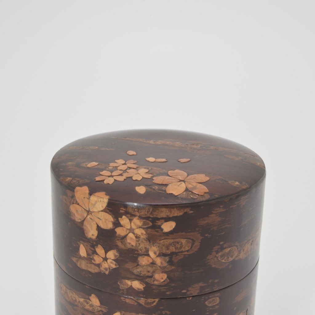 Kabazaiku Cherry Bark Tea Caddy "Sakura Tea Caddy"