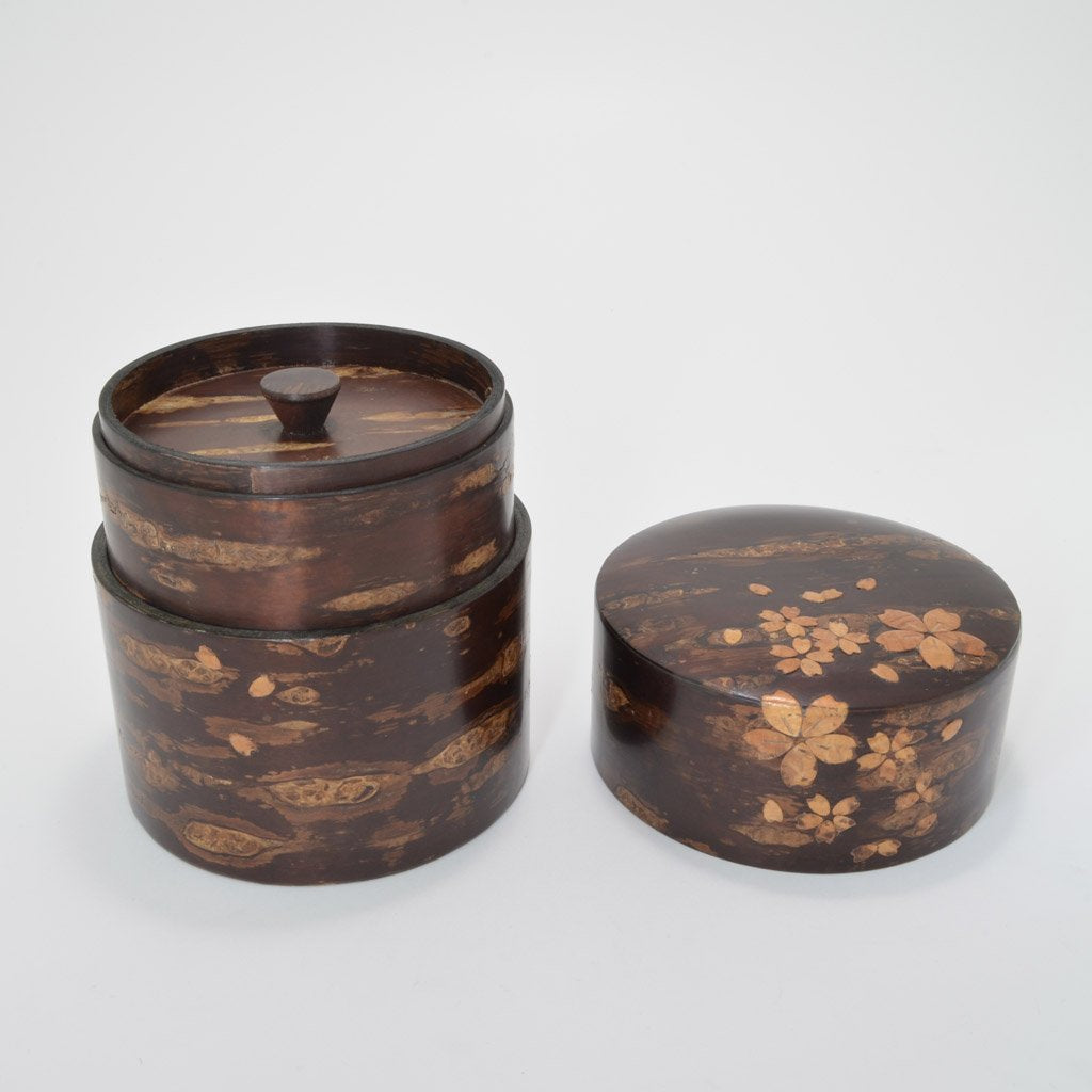 Kabazaiku Cherry Bark Tea Caddy "Sakura Tea Caddy"