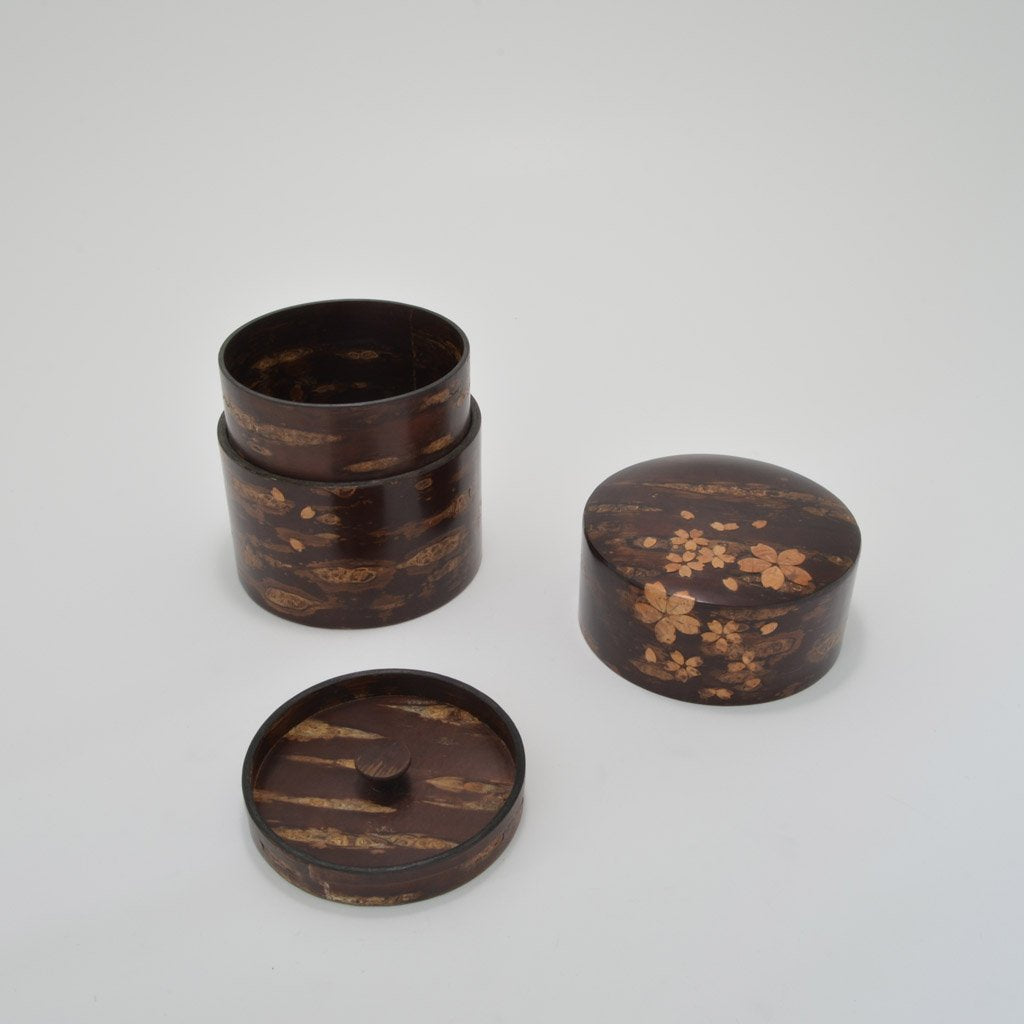 Kabazaiku Cherry Bark Tea Caddy "Sakura Tea Caddy"