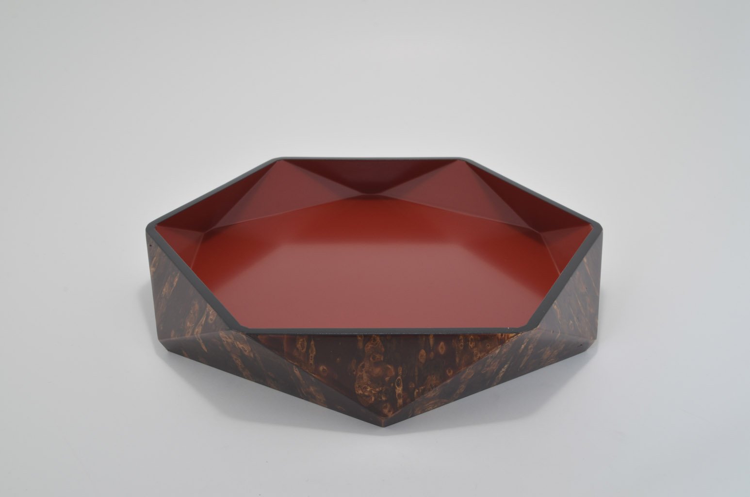 Kabazaiku Cherry Bark Tray "Diamond-shaped Tray"