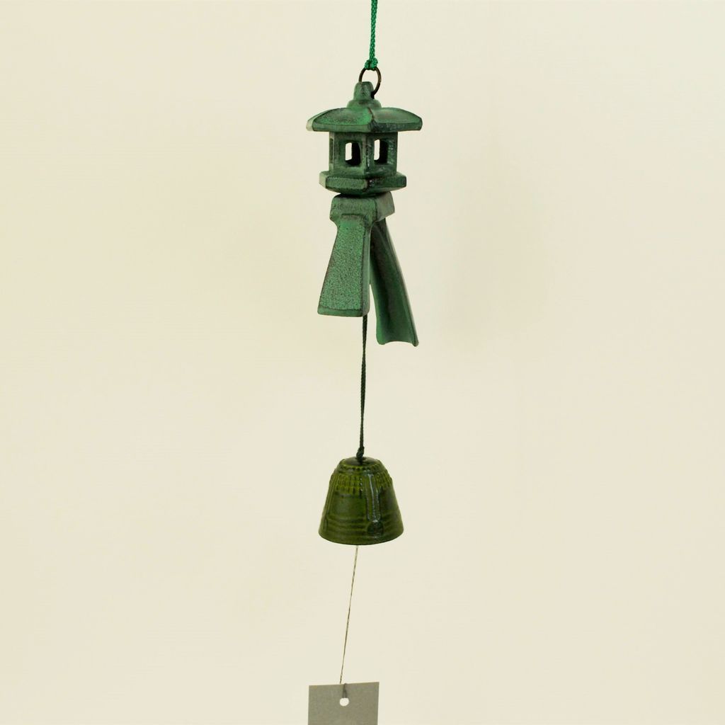 Cast Iron Wind Bell "Kotoji Lantern"