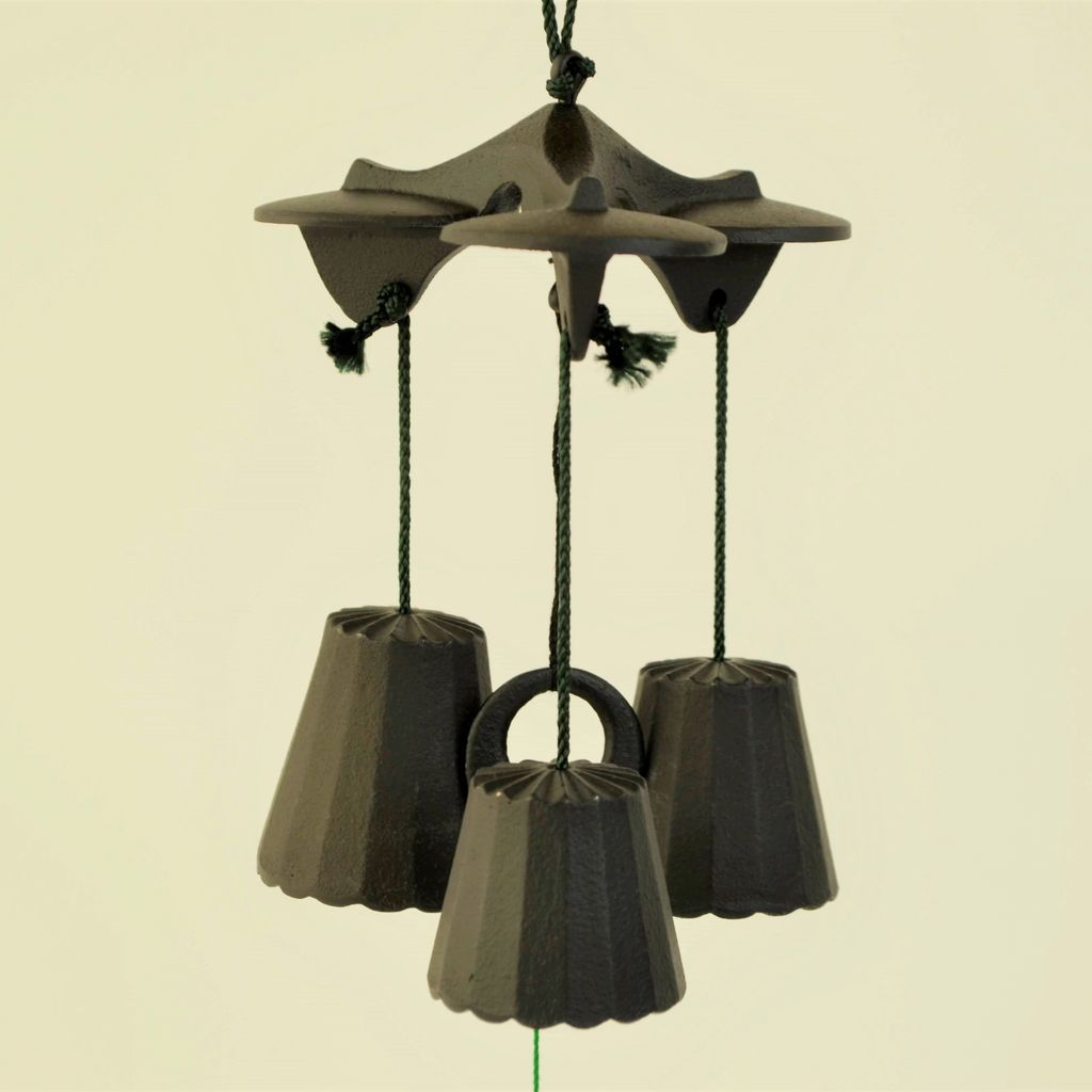 Cast Iron Wind Bell "Trio"
