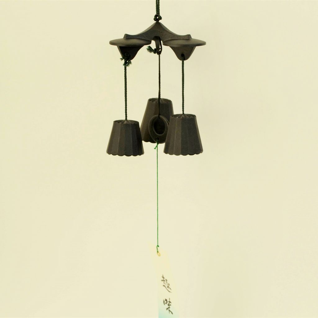 Cast Iron Wind Bell "Trio"