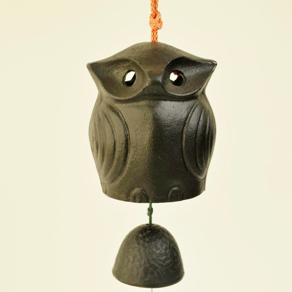 Cast Iron Wind Bell "Owl"