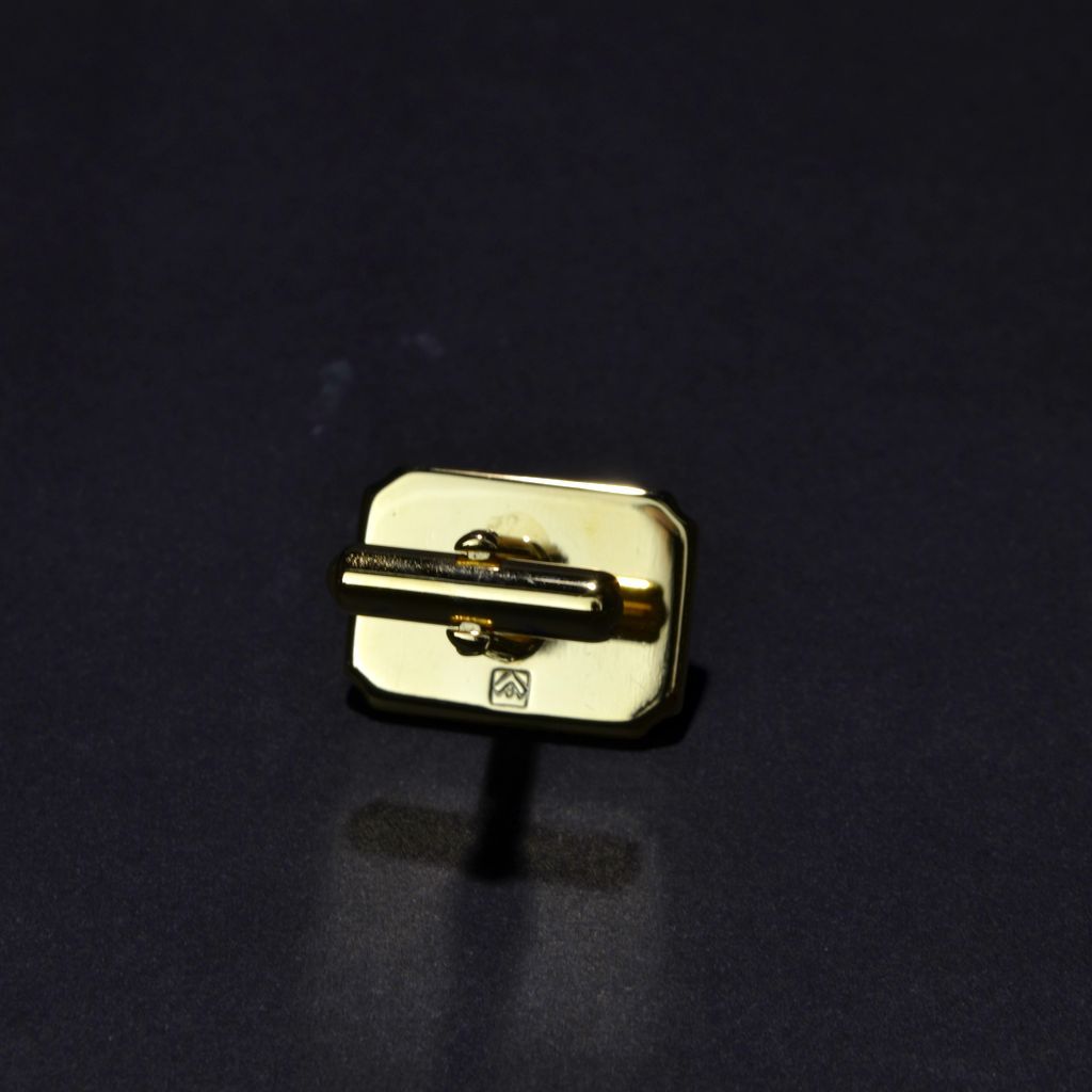 Kyoto Damascene Cufflinks "Fully Covered with Cherry Blossoms" size 2×1.3 cm