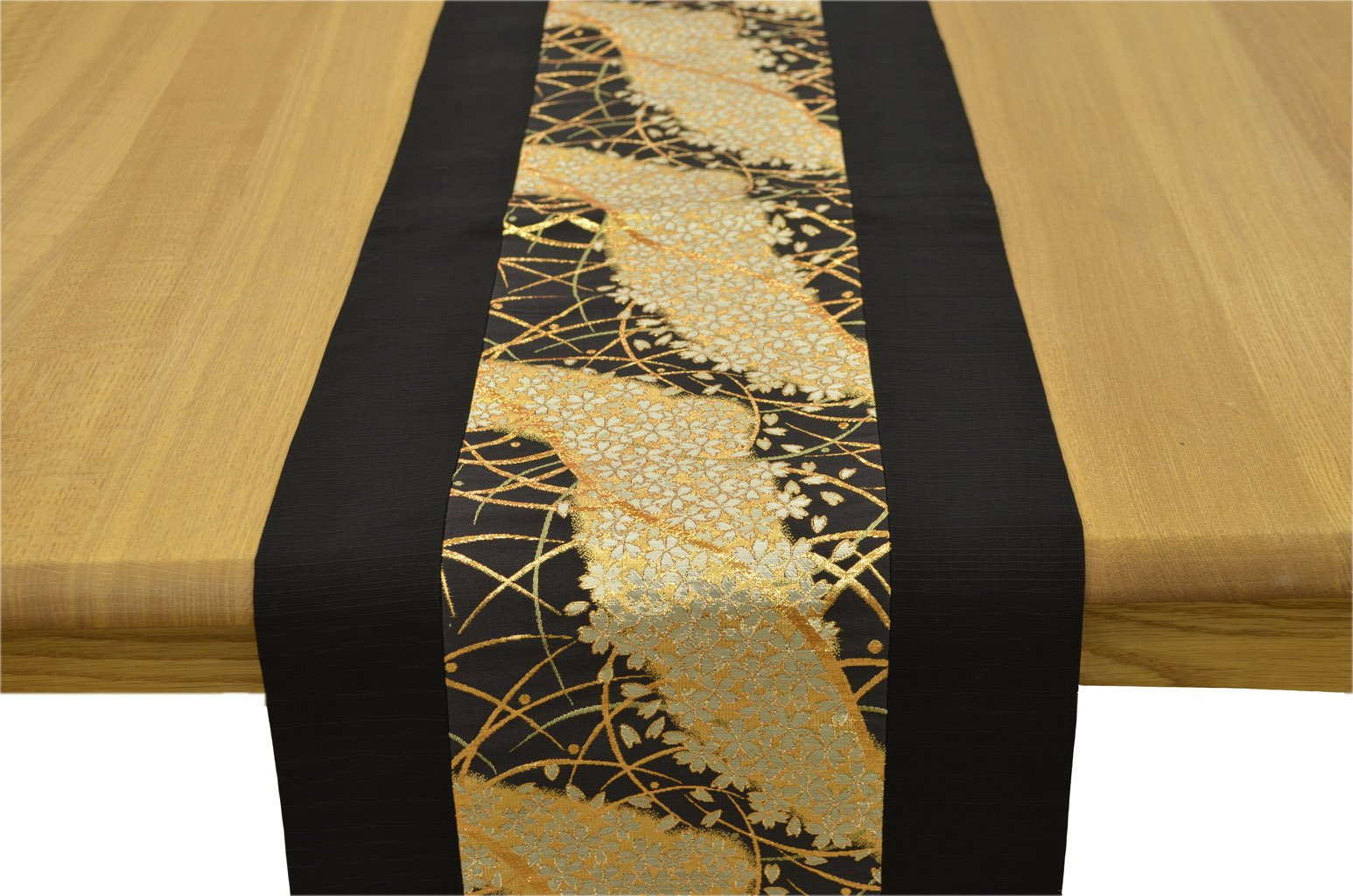 Gold brocade Table runner "Miyabi"(Width 30cm / Length 200, 150, 75 cm)