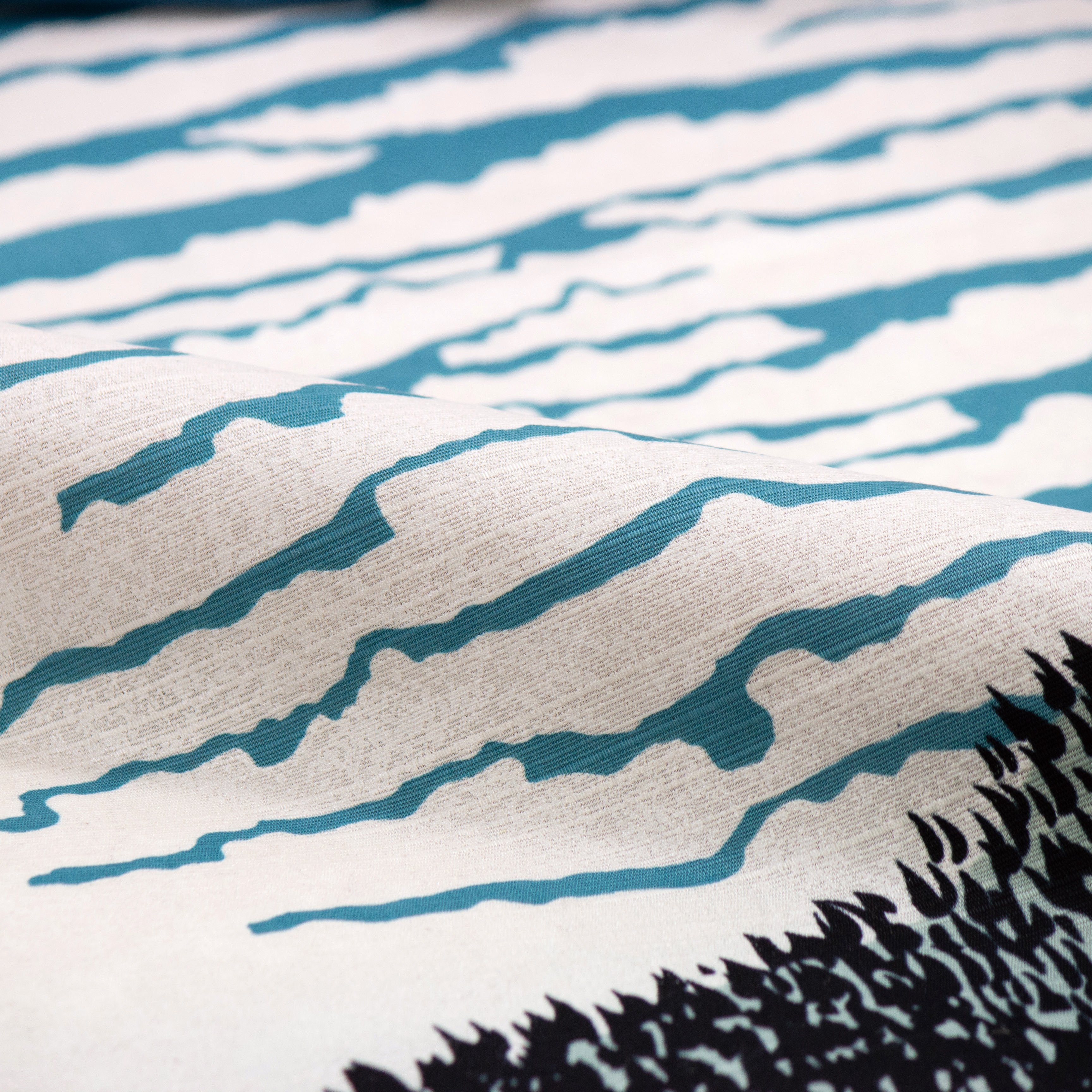 Furoshiki Wrapping Cloth "Hokusai's Aka Fuji Motif"