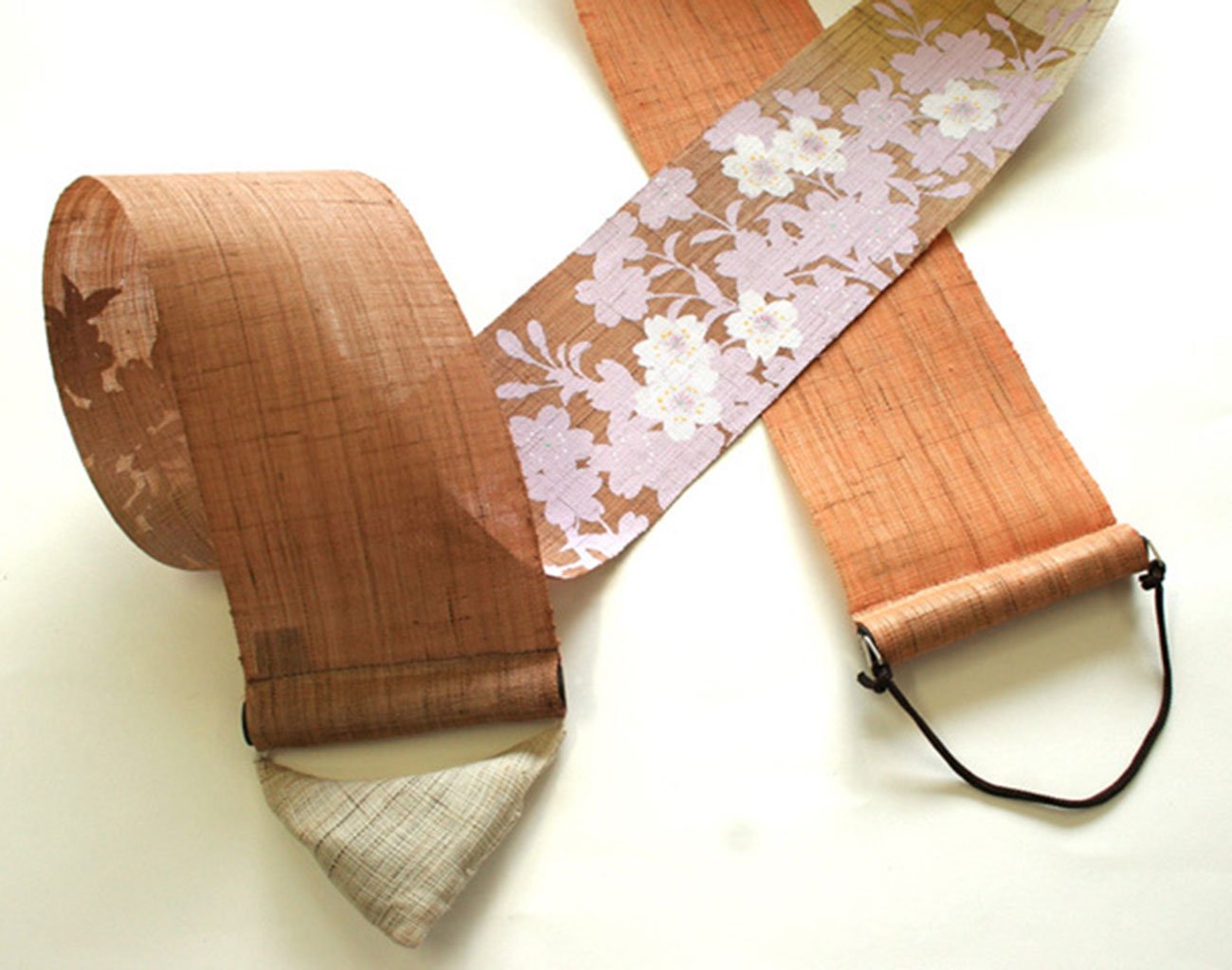 Narrow Tapestry "Five Pagoda with Cherry blossoms"