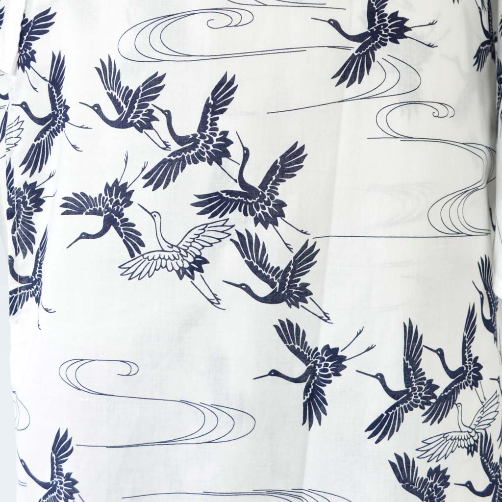 Japanese Yukata Women's Cotton Crane