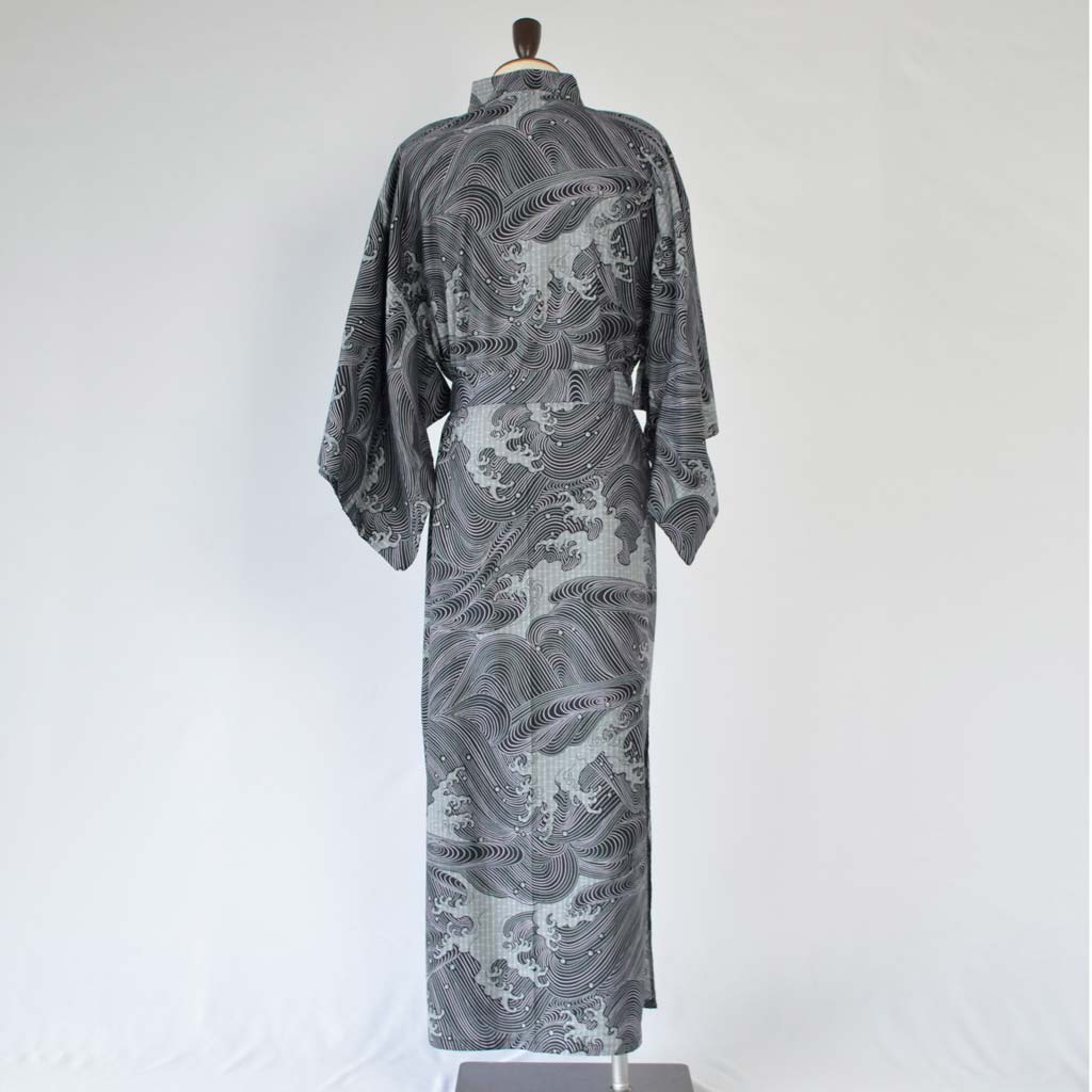 Japanese Yukata Men’s Cotton Wave