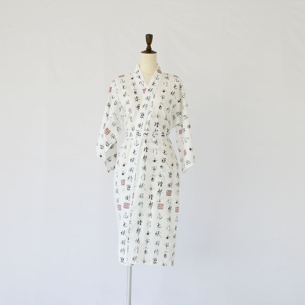 Japanese Yukata Unisex Cotton Knee-length "Characters"