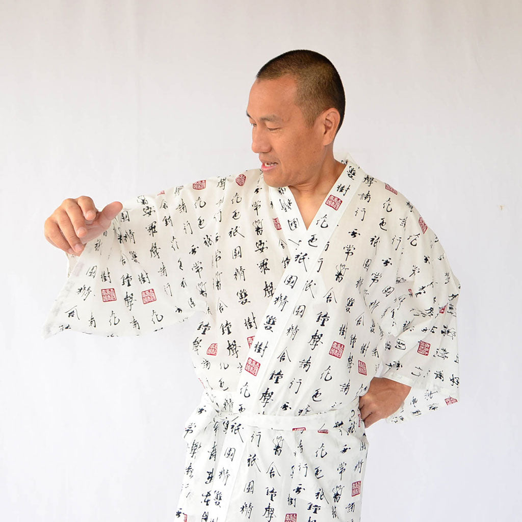 Japanese Yukata Unisex Cotton Knee-length "Characters"