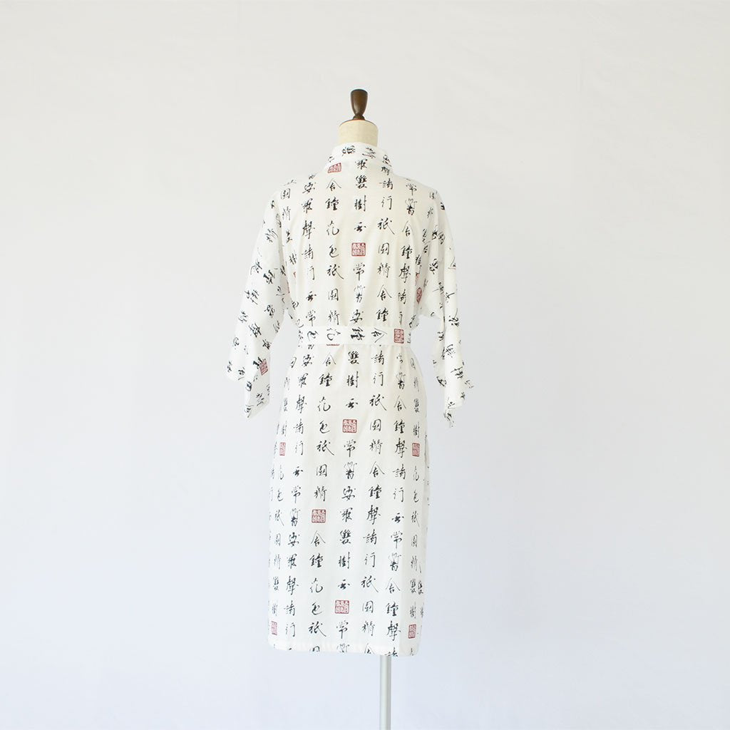 Japanese Yukata Unisex Cotton Knee-length "Characters"