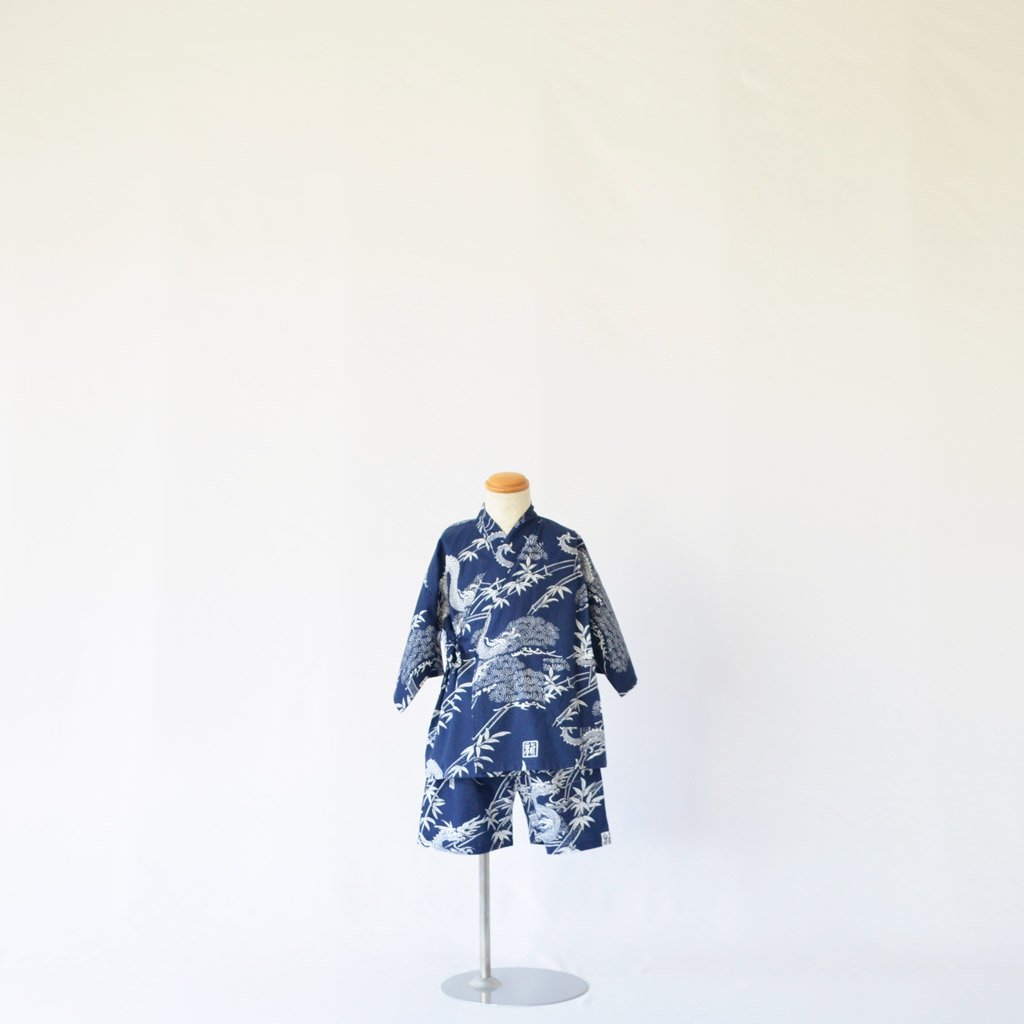 Japanese Jinbei Kid's Cotton Pine Bamboo and Dragon