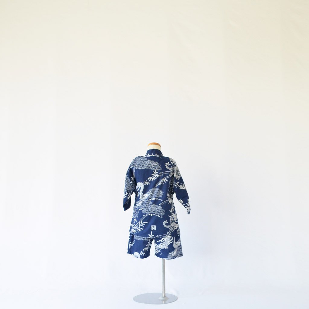 Japanese Jinbei Kid's Cotton Pine Bamboo and Dragon