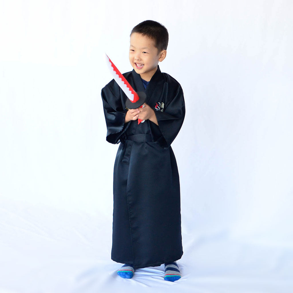 Japanese Kimono Kid's Polyester "Fighting Dragon"