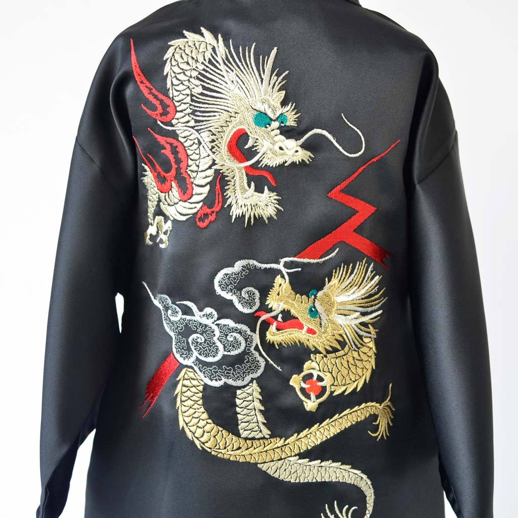 Japanese Kimono Kid's Polyester "Fighting Dragon"