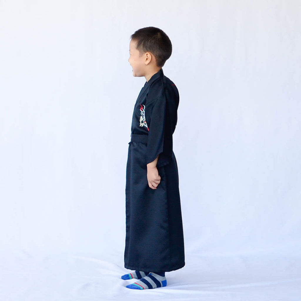 Japanese Kimono Kid's Polyester "Fighting Dragon"