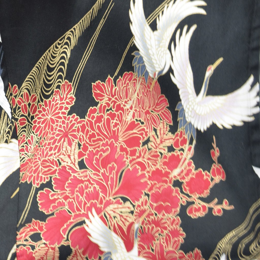 Japanese Kimono Women's Cotton "Crane"