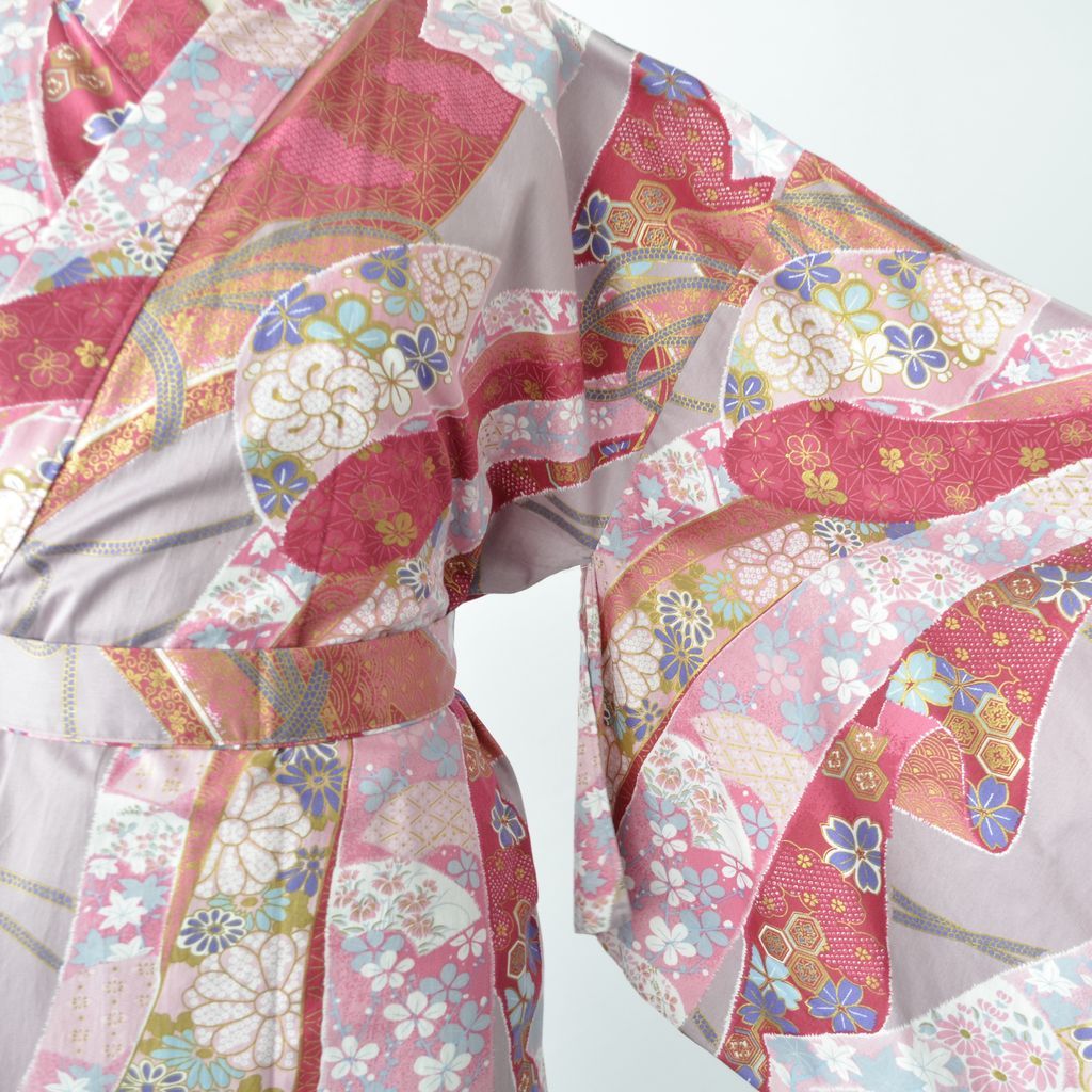 Japanese Kimono Women's Cotton "Ribbon"