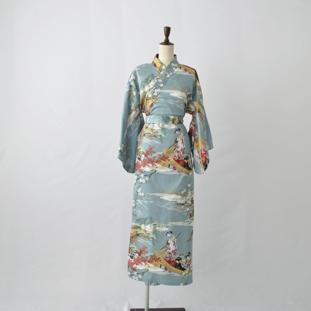 Japanese Kimono Women's Cotton "Boating"