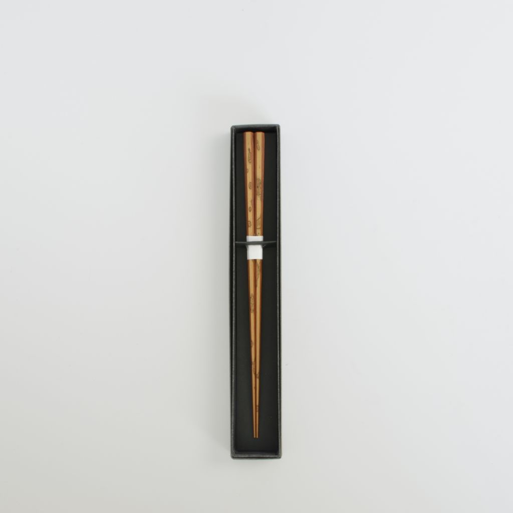 Chopsticks Octagonal Bamboo Chopsticks "Cloudy-spot bamboo"